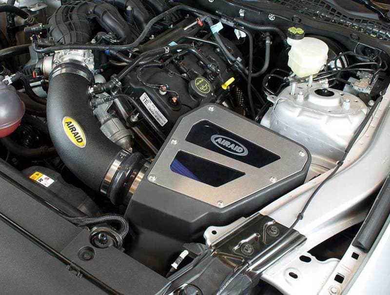 Airaid - Cold Air Intakes - Airaid 2015 Ford Mustang 3.7L V6 Intake System (Dry / Blue Media) - Anything Coyote