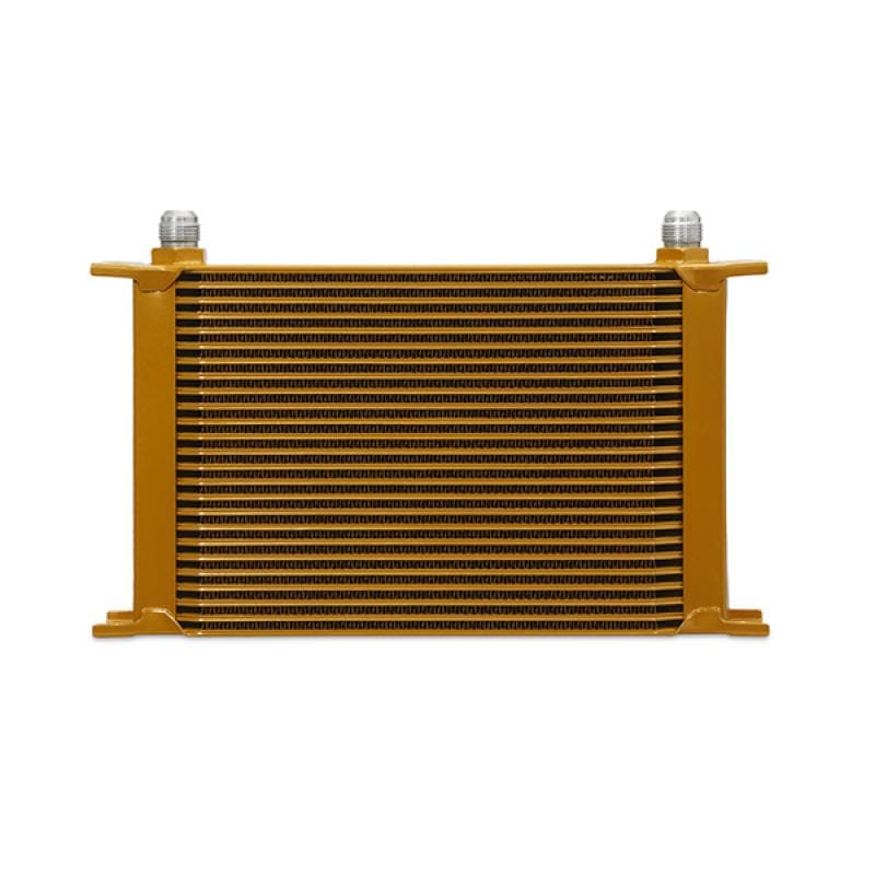 Mishimoto - Oil Coolers - Mishimoto Universal 25-Row Oil Cooler - Gold - Anything Coyote