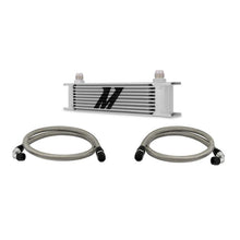 Load image into Gallery viewer, Mishimoto - Oil Coolers - Mishimoto Universal 10 Row Oil Cooler Kit (Metal Braided Lines) - Anything Coyote