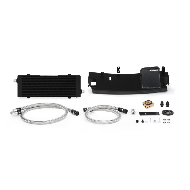 Mishimoto - Oil Coolers - Mishimoto 2016+ Ford Focus RS Thermostatic Oil Cooler Kit - Black - Anything Coyote