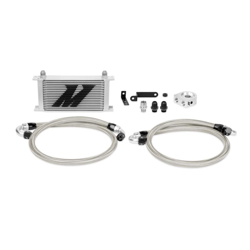 Mishimoto - Oil Coolers - Mishimoto 08-14 WRX/STi Oil Cooler Kit - Silver - Anything Coyote