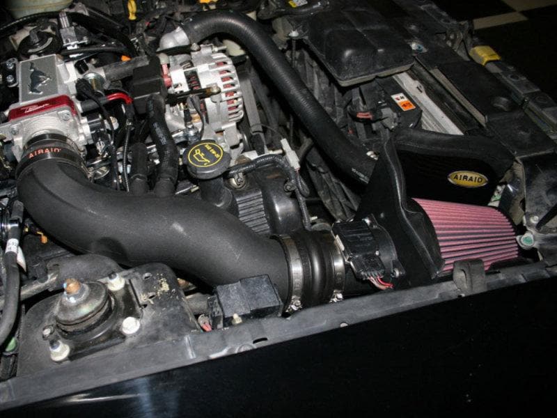 Airaid - Cold Air Intakes - Airaid 99-04 Mustang GT MXP Intake System w/ Tube (Oiled / Red Media) - Anything Coyote