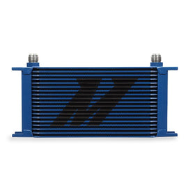 Mishimoto - Oil Coolers - Mishimoto Universal 19 Row Oil Cooler - Blue - Anything Coyote