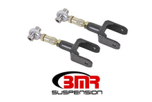 Load image into Gallery viewer, BMR Suspension - Control Arms - BMR 79-04 Fox Mustang Upper Control Arms On-Car Adj. Rod Ends - Black Hammertone - Anything Coyote