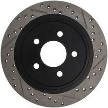 Load image into Gallery viewer, Stoptech - Brake Rotors - Slot &amp; Drilled - StopTech 05-10 Ford Mustang Slotted &amp; Drilled Left Rear Rotor - Anything Coyote