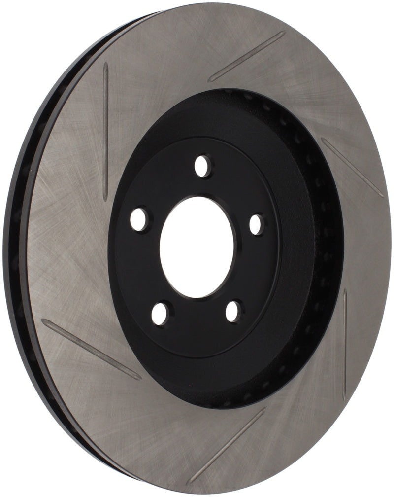 Stoptech - Brake Rotors - Slotted - StopTech Power Slot 94-04 Ford Mustang Front Left Slotted Rotor - Anything Coyote