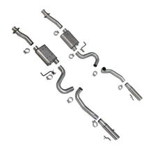 Load image into Gallery viewer, BBK - Catback - BBK 86-04 Mustang Cat Back Kit Varitune Mufflers Stainless Steel Tips - Anything Coyote