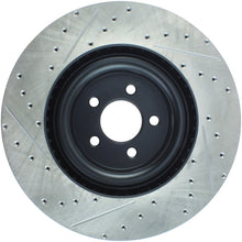 Load image into Gallery viewer, Stoptech - Brake Rotors - Slot &amp; Drilled - StopTech Slotted &amp; Drilled Sport Brake Rotor - 2015 Ford Mustang GT - Front Left - Anything Coyote