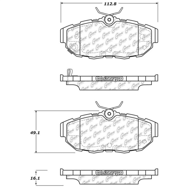 Stoptech - Brake Pads - OE - StopTech Street Touring Brake Pads - Anything Coyote