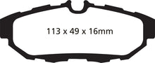 Load image into Gallery viewer, EBC - Brake Pads - Performance - EBC 10-14 Ford Mustang 3.7 Yellowstuff Rear Brake Pads - Anything Coyote
