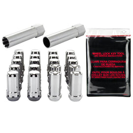 McGard - Lug Nuts - McGard SplineDrive Tuner 5 Lug Install Kit w/Locks & Tool (Cone) 1/2-20 / 13/16 Hex - Chrome - Anything Coyote