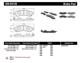 Stoptech - Brake Pads - Performance - StopTech Performance Brake Pads - Anything Coyote