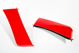 Roush - Scoops & Snorkels - ROUSH 2015-2019 Ford Mustang Race Red (PQ) Quarter Panel Side Scoops - Anything Coyote