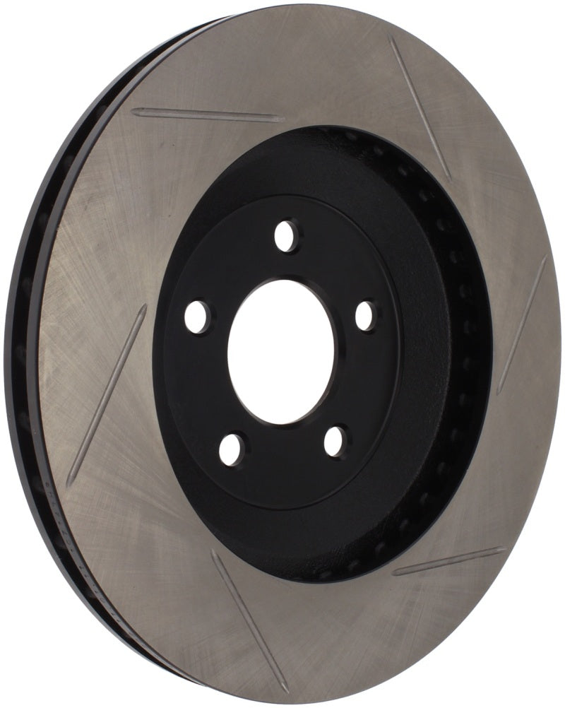 Stoptech - Brake Rotors - Slotted - StopTech Power Slot 94-04 Ford Mustang Front Right Slotted Rotor - Anything Coyote