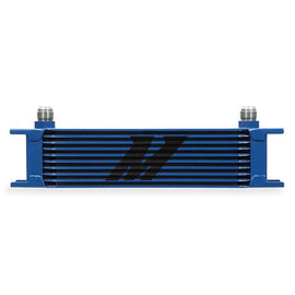 Mishimoto - Oil Coolers - Mishimoto Universal 10 Row Oil Cooler - Blue - Anything Coyote