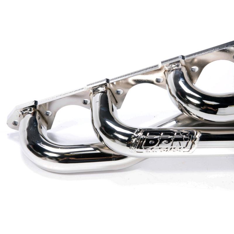 BBK - Headers & Manifolds - BBK 94-95 Mustang 5.0 Shorty Unequal Length Exhaust Headers - 1-5/8 Chrome - Anything Coyote