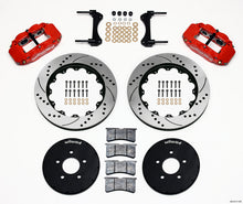 Load image into Gallery viewer, Wilwood - Big Brake Kits - Wilwood Narrow Superlite 6R Front Hat Kit 14.00in Drill Red 1994-2004 Mustang - Anything Coyote