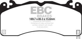 EBC - Brake Pads - Performance - EBC 15+ Ford Mustang 5.0 Performance Pkg Redstuff Front Brake Pads - Anything Coyote