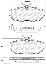 Stoptech - Brake Pads - OE - StopTech Street Select Brake Pads - Rear - Anything Coyote