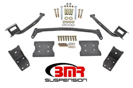 BMR Suspension - Diff Braces - BMR 79-04 Fox Mustang Torque Box Reinforcement Plate Kit(TBR005H And TBR003H) - Black Hammertone - Anything Coyote