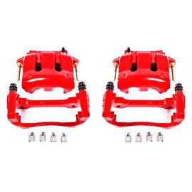 PowerStop - Brake Calipers - Perf - Power Stop 05-14 Ford Mustang Front Red Calipers w/Brackets - Pair - Anything Coyote