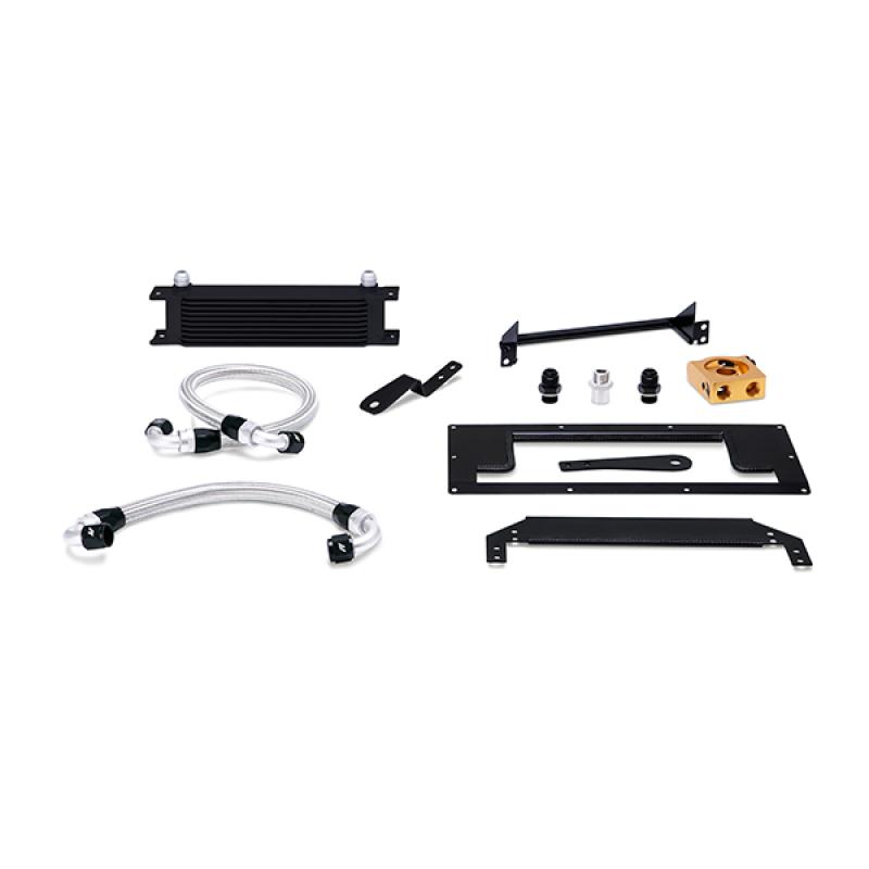 Mishimoto - Oil Coolers - Mishimoto 99-05 Mazda Miata Thermostatic Oil Cooler Kit - Black - Anything Coyote