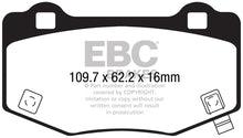 Load image into Gallery viewer, EBC - Brake Pads - Performance - EBC 15-17 Ford Mustang Shelby GT350/GT350R Yellowstuff Rear Brake Pads - Anything Coyote