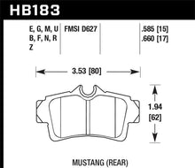 Load image into Gallery viewer, Hawk Performance - Brake Pads - Performance - Hawk 94-04 Ford Mustang HPS Street Rear Brake Pads - Anything Coyote