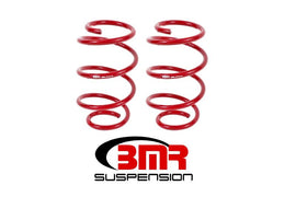 BMR Suspension - Lowering Springs - BMR 15-17 S550 Mustang Front Performance Version Lowering Springs - Red - Anything Coyote