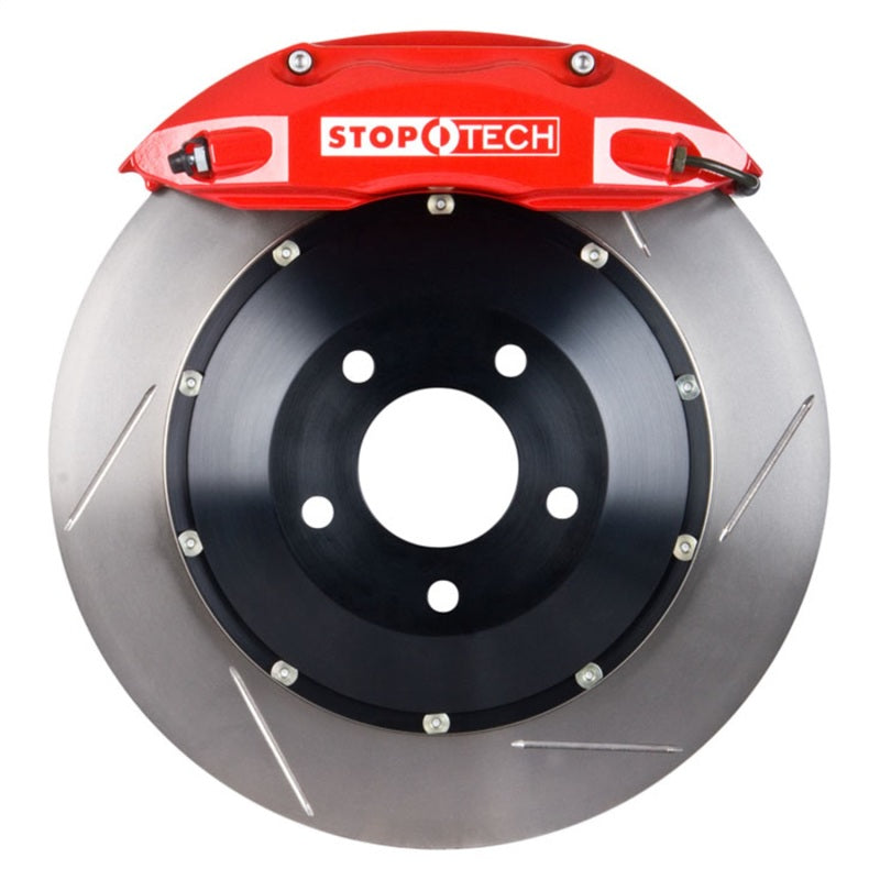 Stoptech - Big Brake Kits - StopTech 94-04 Mustang (incl Cobra/Mach One) Front BBK Red ST-40 332x32 Slotted Rotors - Anything Coyote