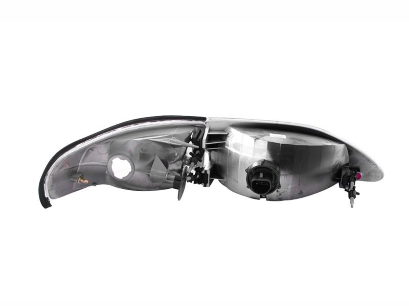 ANZO - Headlights - ANZO 1994-1998 Ford Mustang Crystal Headlights Chrome - Anything Coyote