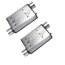 Load image into Gallery viewer, BBK - Catback - BBK 86-04 Mustang Cat Back Kit Varitune Mufflers Stainless Steel Tips - Anything Coyote