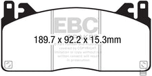 Load image into Gallery viewer, EBC - Brake Pads - Performance - EBC 2015+ Ford Mustang (6th Gen) 5.2L (GT350) Shelby Redstuff Front Brake Pads - Anything Coyote