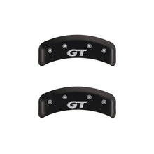 Load image into Gallery viewer, MGP - Caliper Covers - MGP 4 Caliper Covers Engraved Front Mustang Engraved Rear SN95/GT Red finish silver ch - Anything Coyote