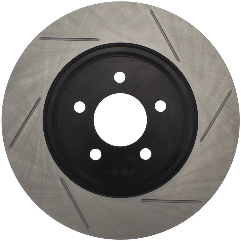 Stoptech - Brake Rotors - Slotted - StopTech Power Slot 94-04 Ford Mustang Front Left Slotted Rotor - Anything Coyote