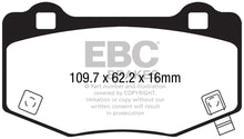 Load image into Gallery viewer, EBC - Brake Pads - Performance - EBC 15-17 Ford Mustang Shelby GT350/GT350R Yellowstuff Rear Brake Pads - Anything Coyote
