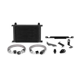 Mishimoto - Oil Coolers - Mishimoto Mitsubishi Evolution 7/8/9 Black Oil Cooler Kit - Anything Coyote