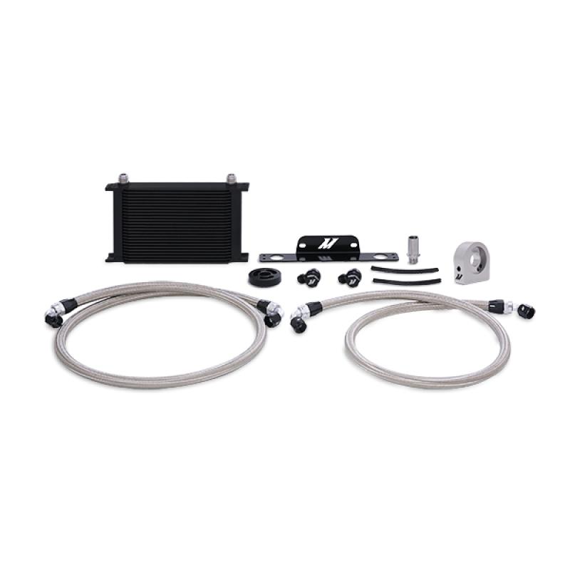 Mishimoto - Oil Coolers - Mishimoto 10-15 Chevrolet Camaro SS Oil Cooler Kit (Non-Thermostatic) - Black - Anything Coyote