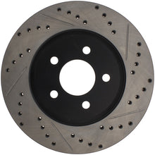 Load image into Gallery viewer, Stoptech - Brake Rotors - Slot &amp; Drilled - StopTech 05-10 Ford Mustang GT Front Left Slotted &amp; Drilled Rotor - Anything Coyote