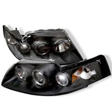 Load image into Gallery viewer, SPYDER - Headlights - Spyder Ford Mustang 99-04 Projector Headlights LED Halo Black High H1 Low H1 PRO-YD-FM99-1PC-AM-BK - Anything Coyote