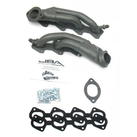 JBA - Headers & Manifolds - JBA 96-97 Ford Mustang 4.6L 4V 1-5/8in Primary Ti Ctd Cat4Ward Header - Anything Coyote