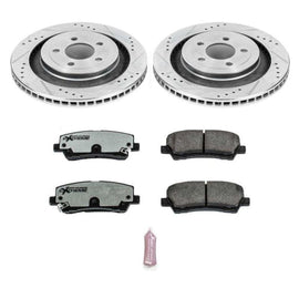 PowerStop - Brake Kits - Performance D&S - Power Stop 15-19 Ford Mustang Rear Z26 Street Warrior Brake Kit - Anything Coyote