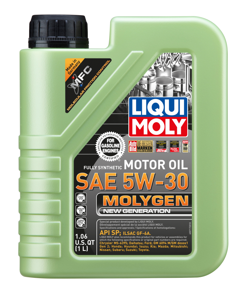 LIQUI MOLY - Motor Oils - LIQUI MOLY 1L Molygen New Generation Motor Oil 5W-30 - Anything Coyote