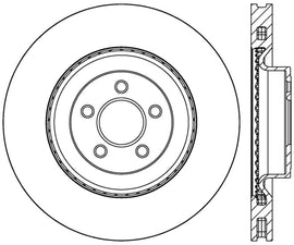 Stoptech - Brake Rotors - Slotted - StopTech 2015 Ford Mustang GT w/ Brembo Brakes Left Front Slotted Brake Rotor - Anything Coyote