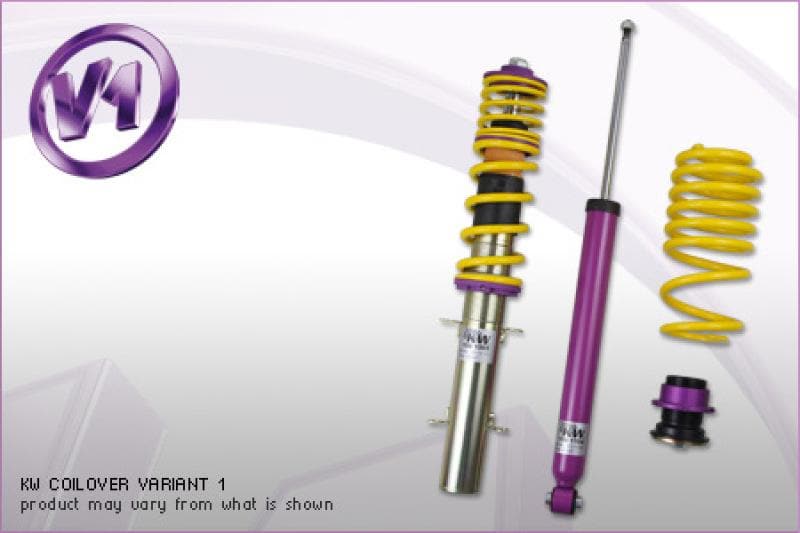 KW - Coilovers - KW Coilover Kit V1 Ford Mustang incl. GT - not Cobra; front and rear coilovers - Anything Coyote
