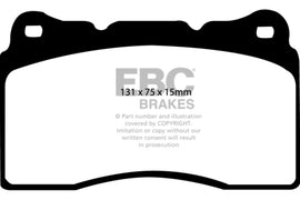 EBC - Brake Pads - OE - EBC 04-05 Cadillac CTS-V 5.7 Ultimax2 Front Brake Pads - Anything Coyote