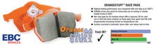 Load image into Gallery viewer, EBC - Brake Pads - Performance - EBC 04-08 Acura TL 3.2 (Manual)(Brembo) Orangestuff Front Brake Pads - Anything Coyote