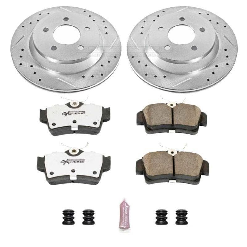 PowerStop - Brake Kits - Performance D&S - Power Stop 94-99 Ford Mustang Rear Z26 Street Warrior Brake Kit - Anything Coyote