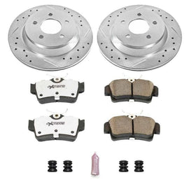 PowerStop - Brake Kits - Performance D&S - Power Stop 94-99 Ford Mustang Rear Z26 Street Warrior Brake Kit - Anything Coyote