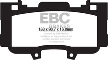 Load image into Gallery viewer, EBC - Brake Pads - Performance - EBC 15+ Ford Mustang 2.3 Turbo Performance Pkg Yellowstuff Front Brake Pads - Anything Coyote